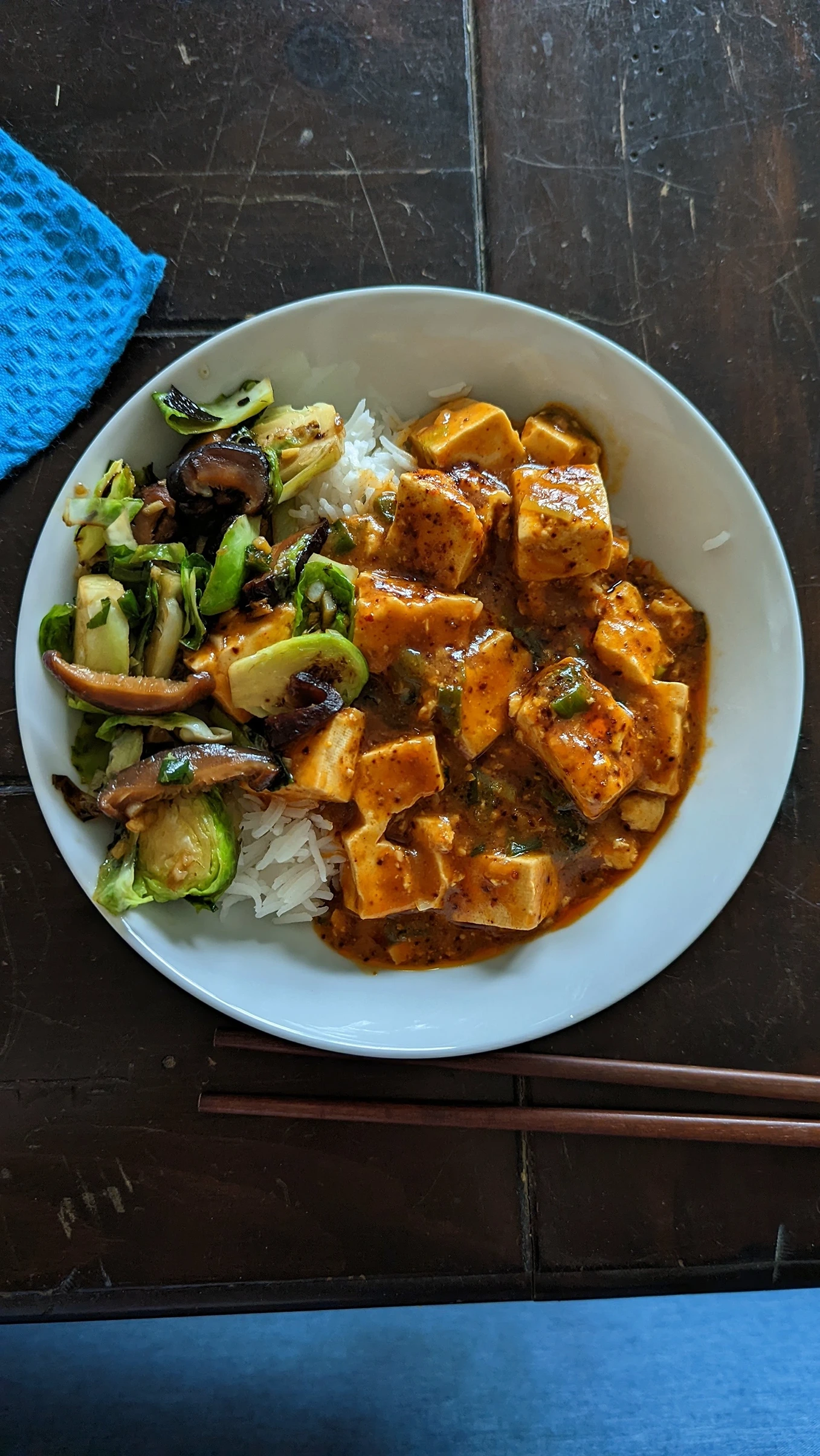 Mapo tofu from Hsiao-Ching Chou's 'Vegetarian Chinese Soul Food'.