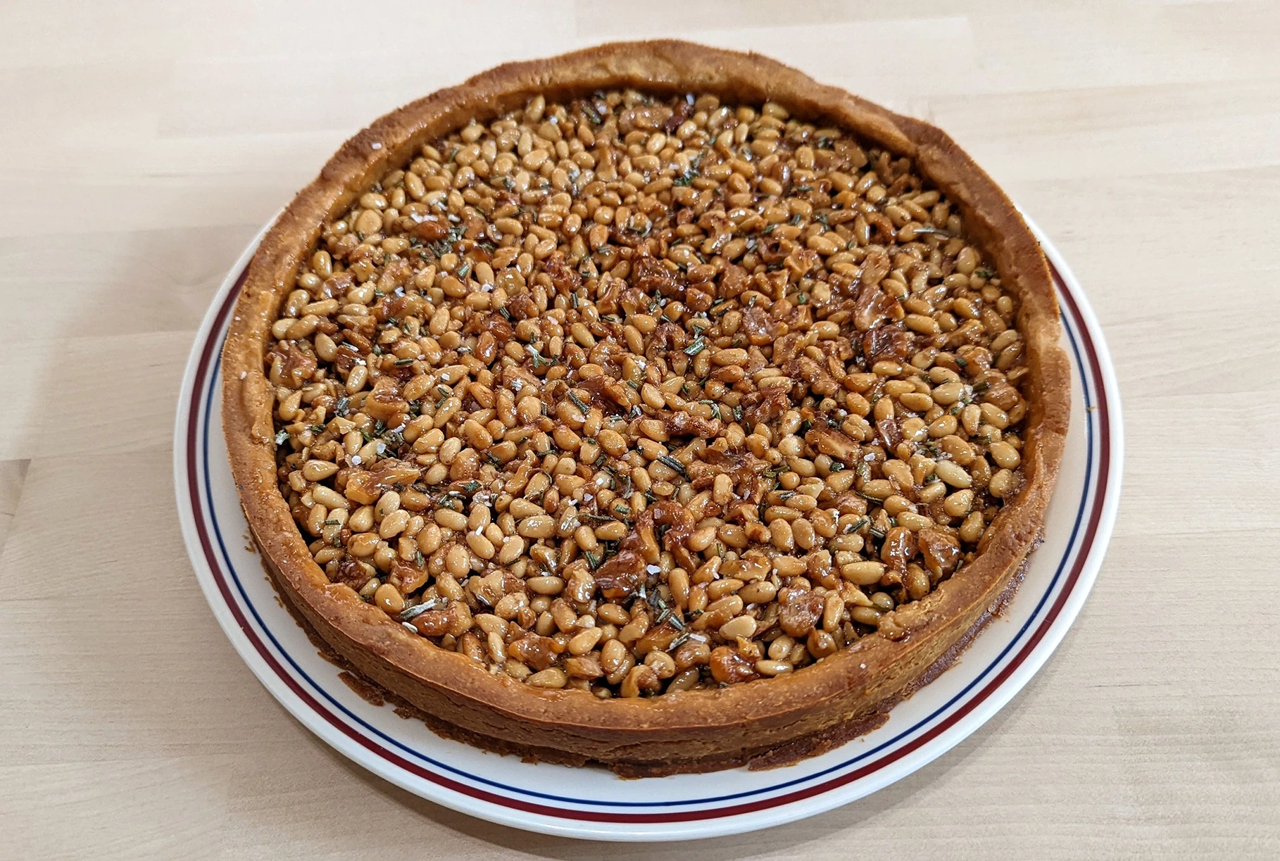 Salty nut tart from Claire's 'Dessert Person' book.