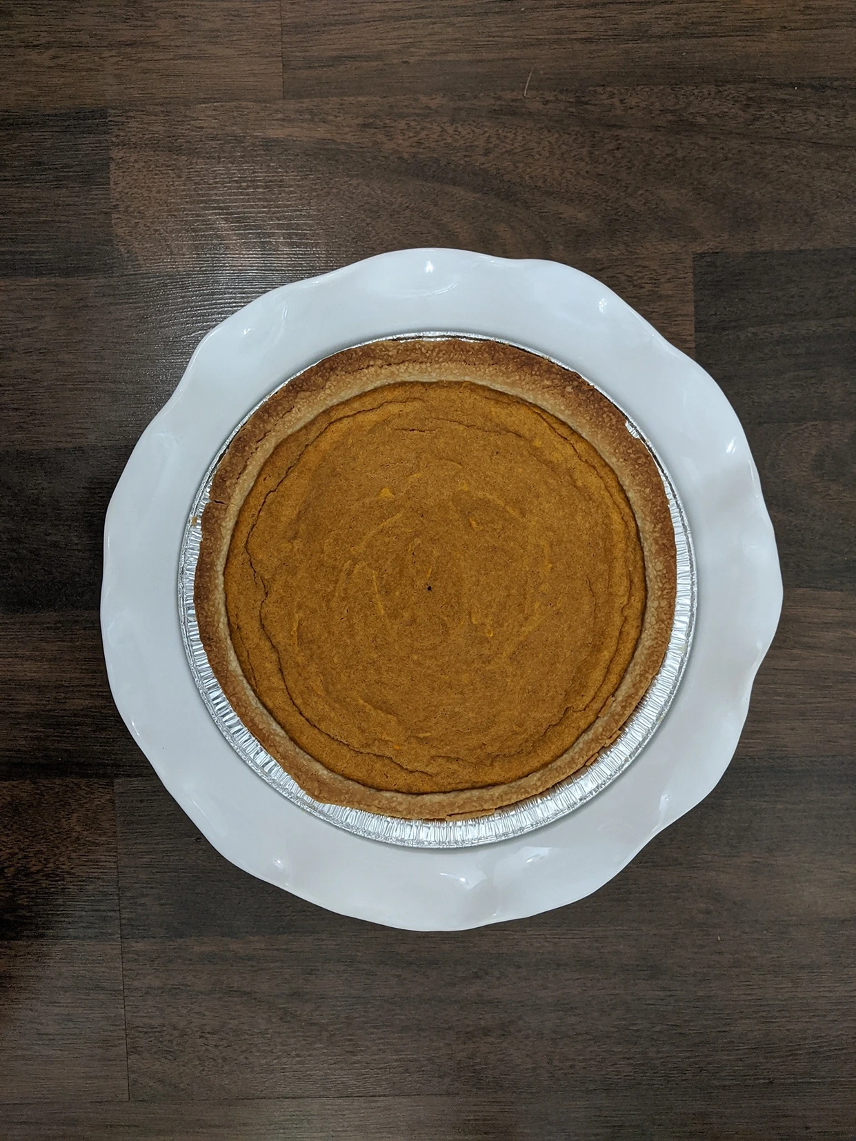 My sister's favourite pie: sweet potato pie. Yes, the crust is storebought since I am lazy.